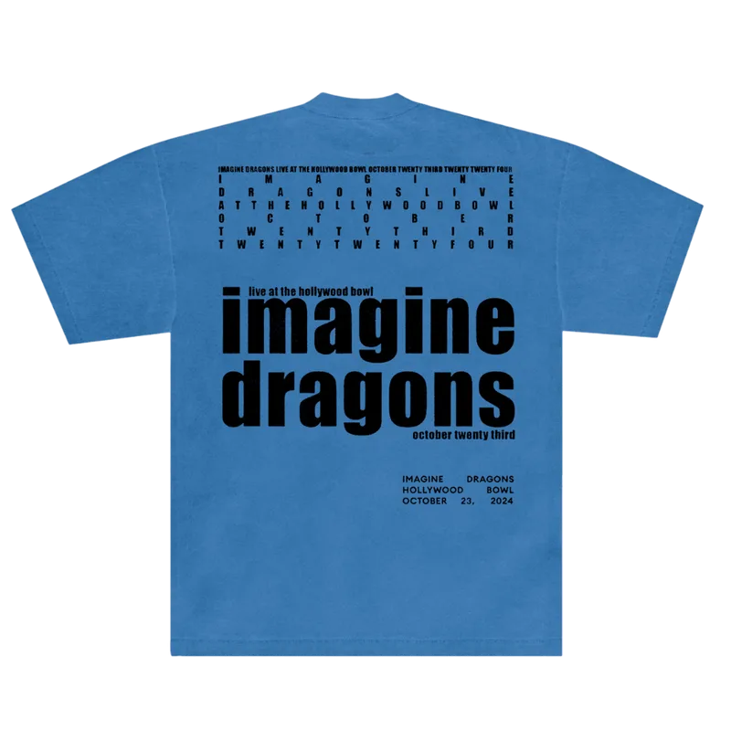 Hollywood Bowl Blue Event Tee