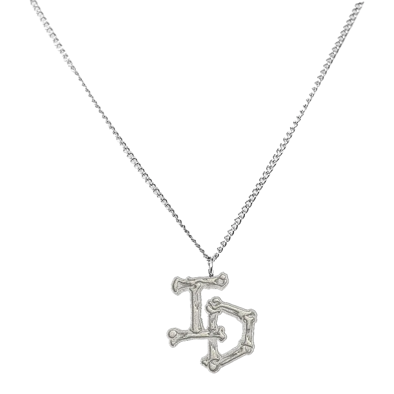 Id Bones Silver Necklace