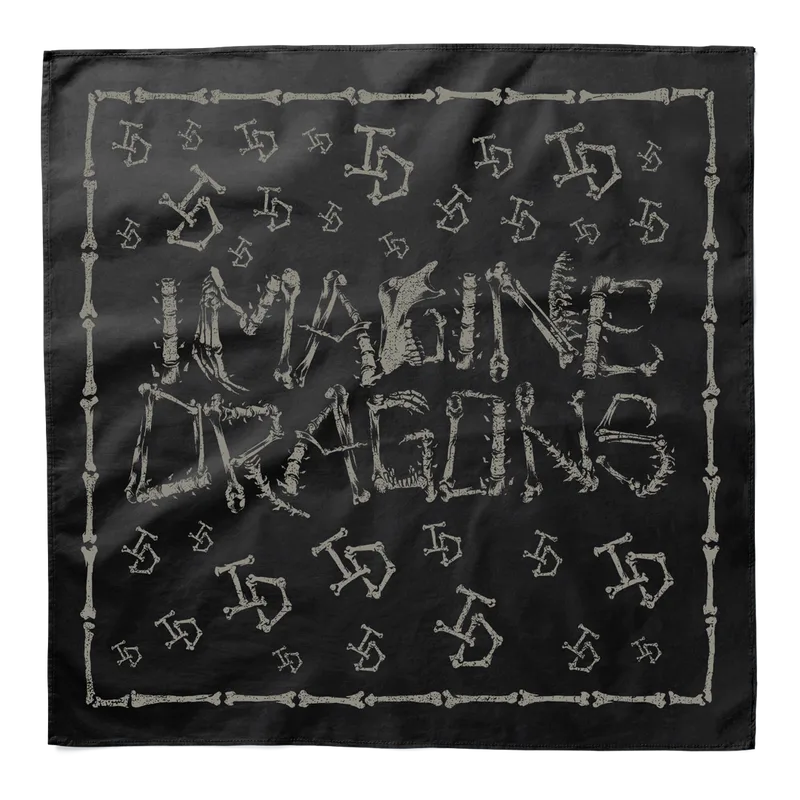 Id Bones Silk Bandana