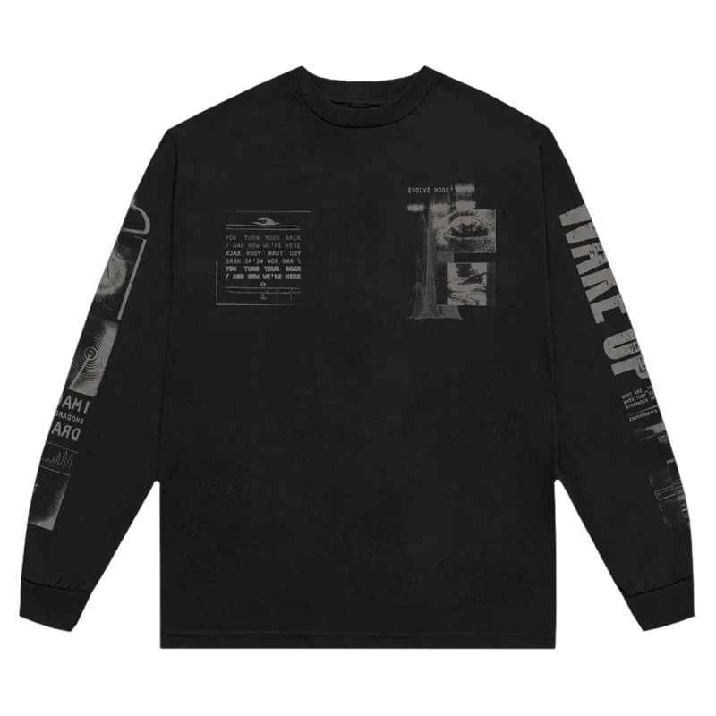 Wake Up Black Long Sleeve