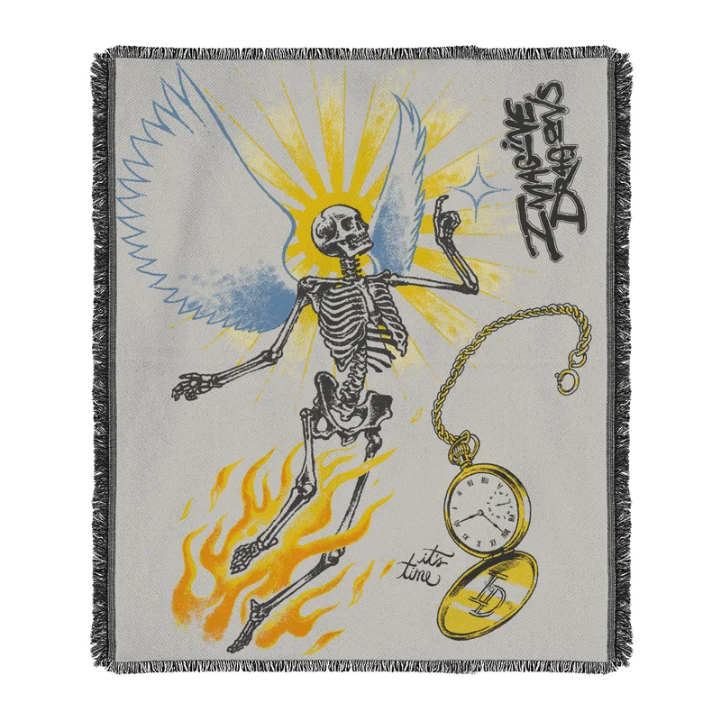 Its Time Woven Blanket