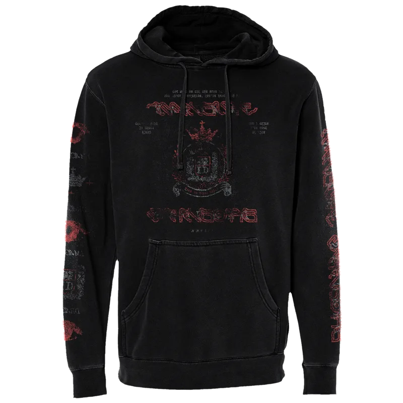 Crest Black Hoodie