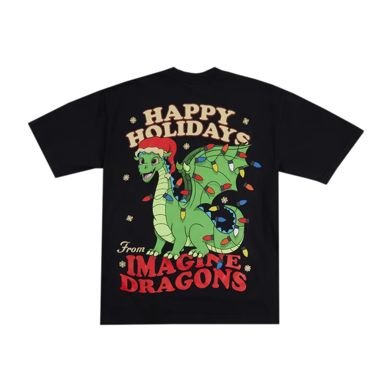 Cartoon Dragon Holiday Tee