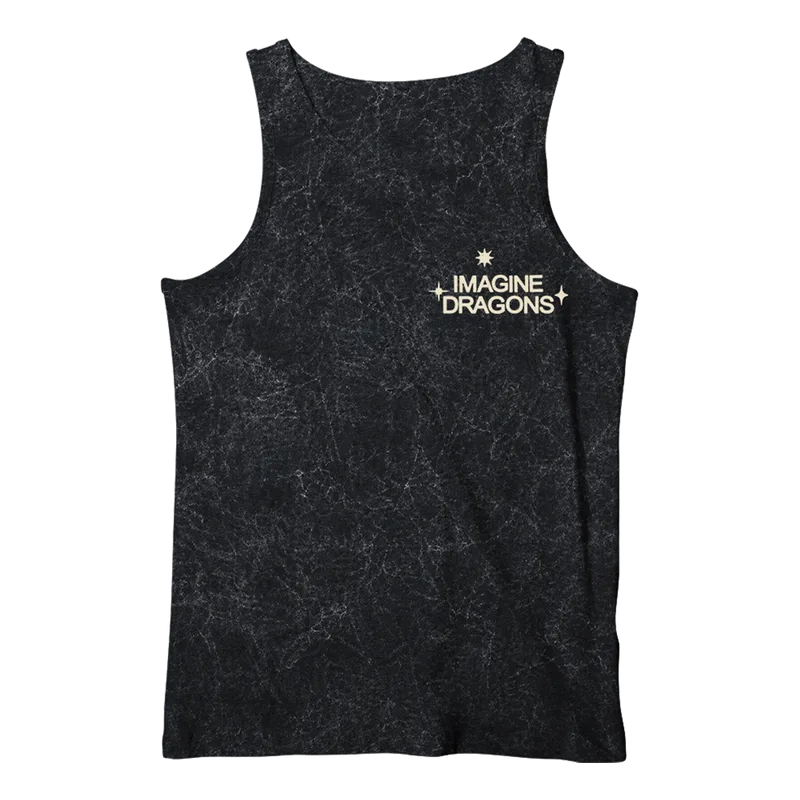 Rainbow Laser Skull Mineral Dye Tank
