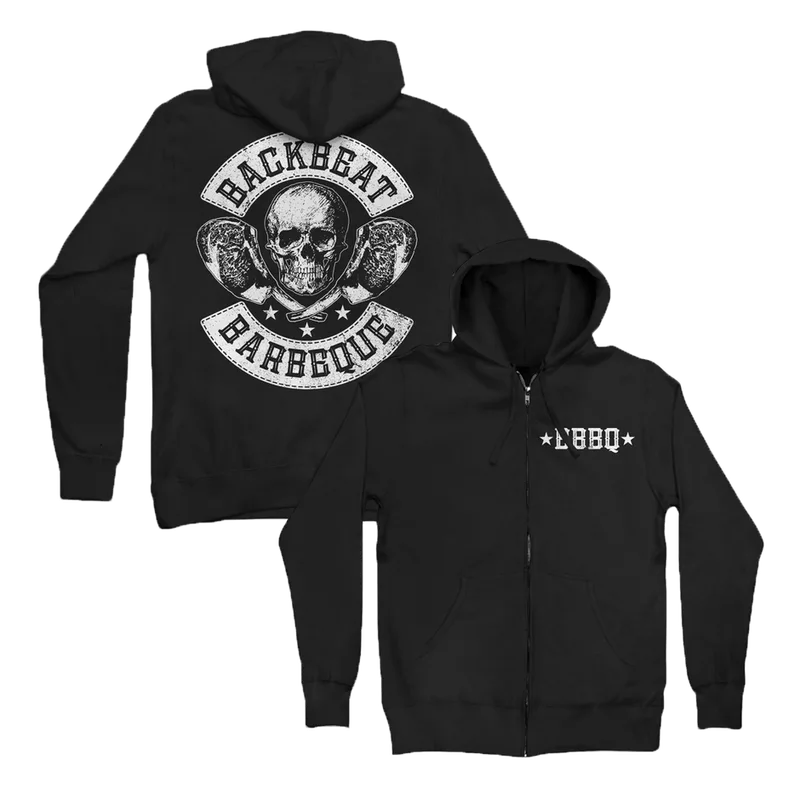 Backbeat Bbq Logo Zip Hoodie