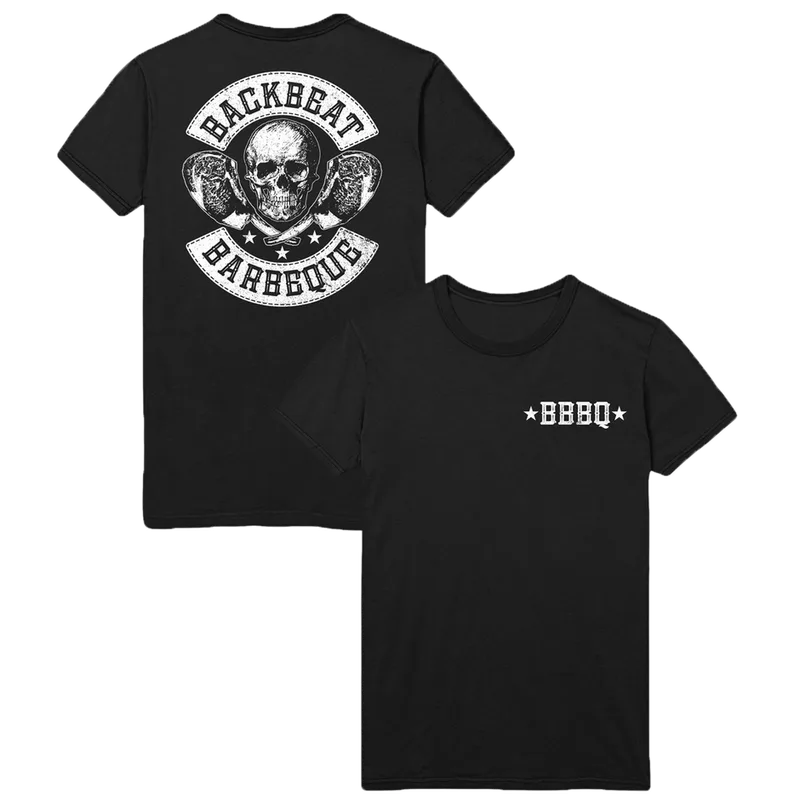 Backbeat Bbq Logo Tee Black