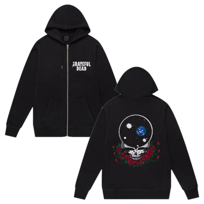Space Your Face Zip Hoodie