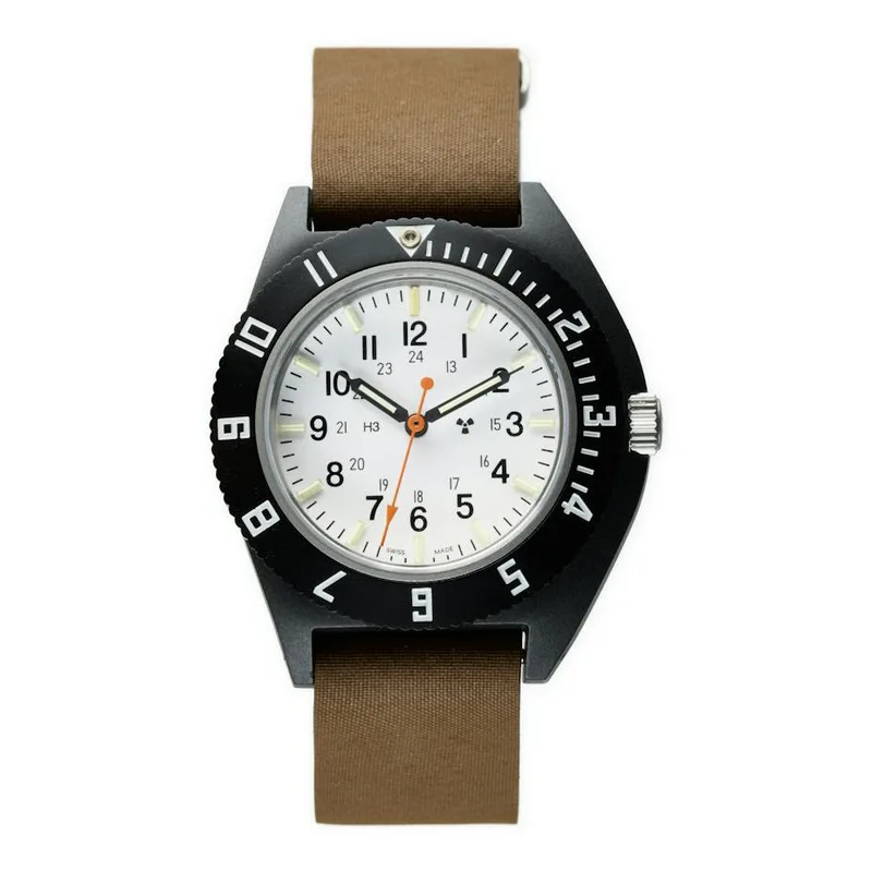 Huckberry x Marathon 41mm CeraShell Arctic Navigator Watch