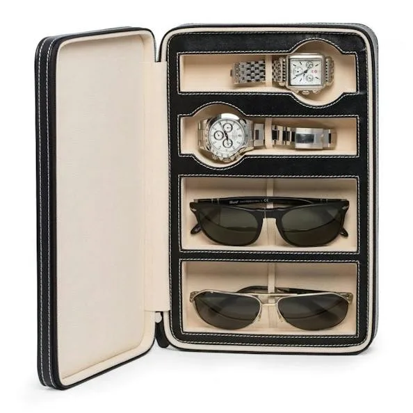 Francis Watch and Sunglass Travel Case