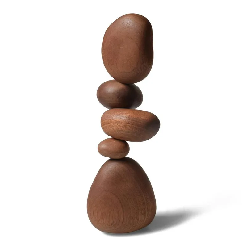 Sapele Wood Balance Stones