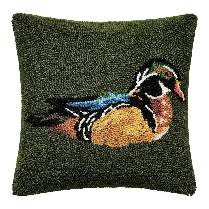 Wood Duck Hook Pillow