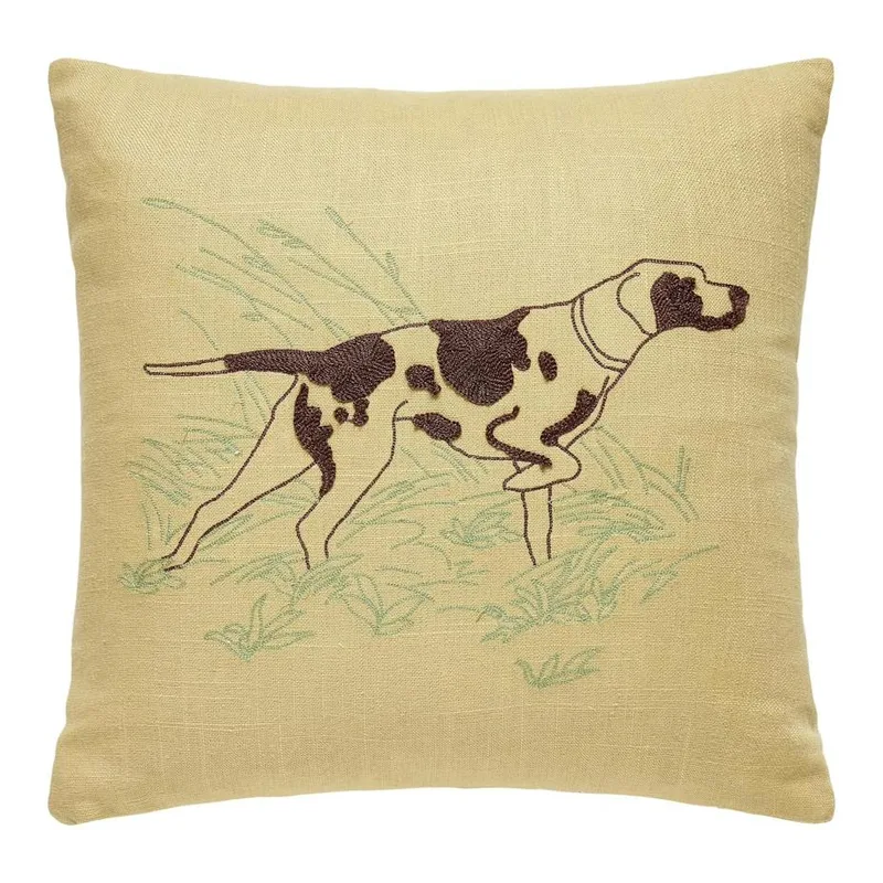 Pointer Chainstitched Pillow