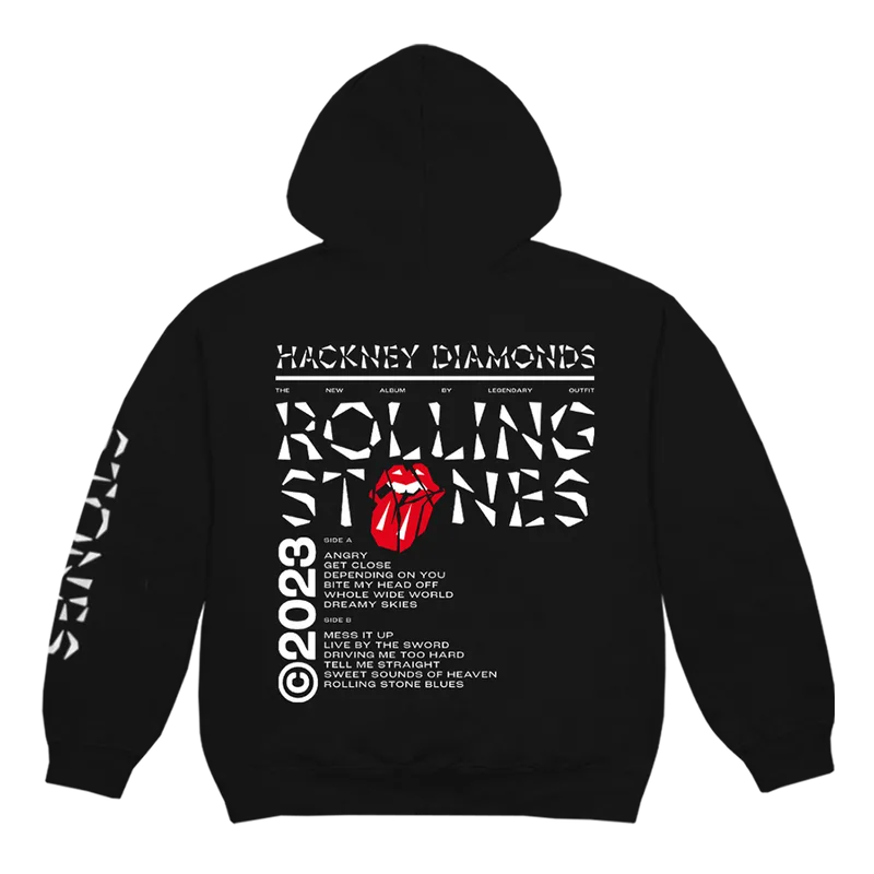 Hackney Diamonds Tracklist Hoodie