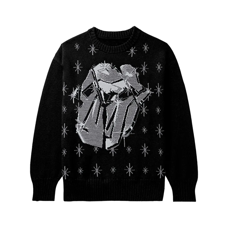 Shattered Icy Tongue Knit Sweater