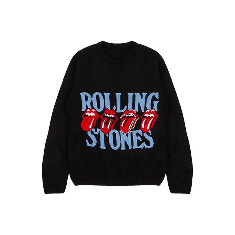 Rolling Stones Lick Holiday Sweater