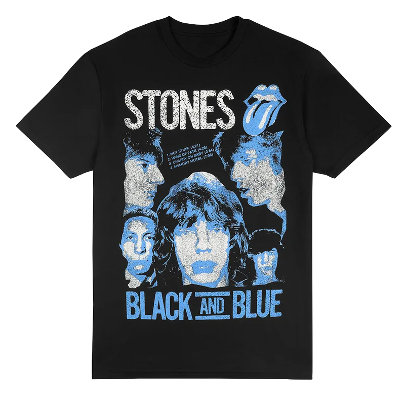 Black And Blue Black T Shirt