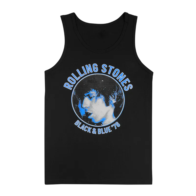 Black And Blue Keith Richards Tank Top