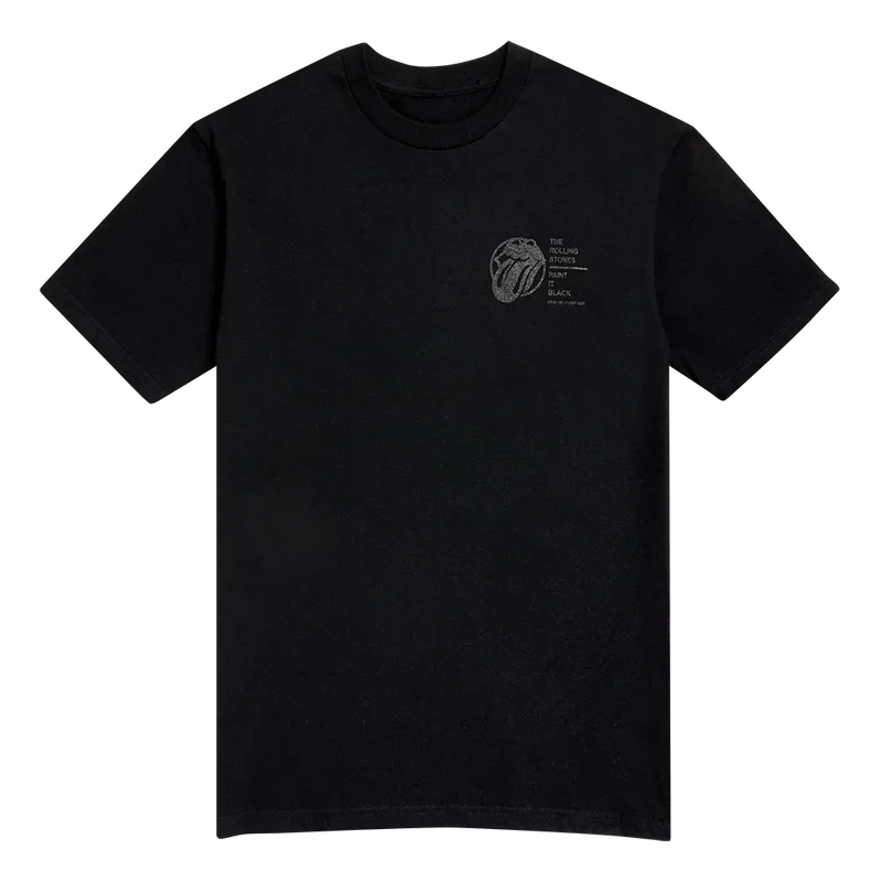 Paint It Black Tonal Lyric T Shirt