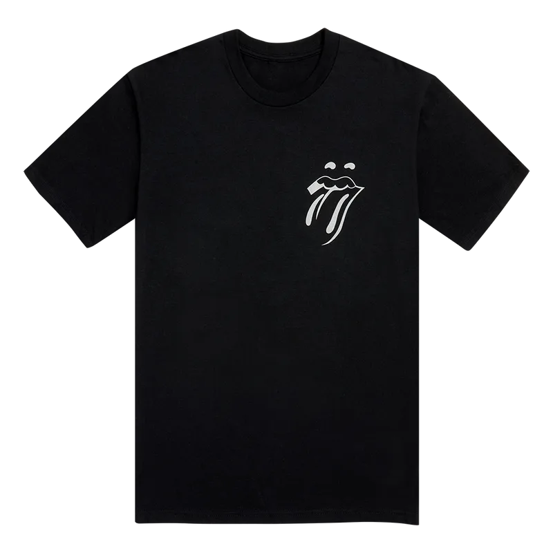 Paint It Black Tongue Outline T Shirt