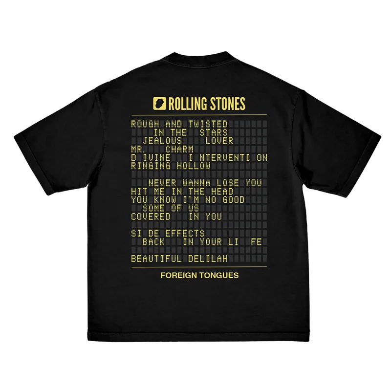 Foreign Tongues Tracklist T Shirt