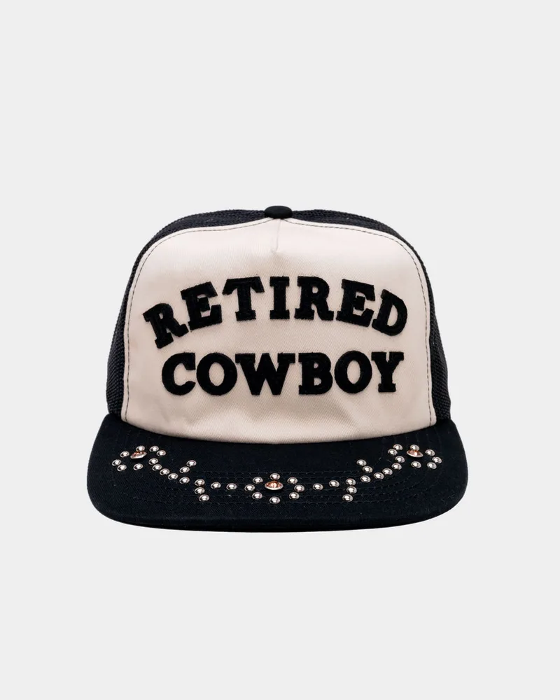 STUDDED RETIRED COWBOY HAT