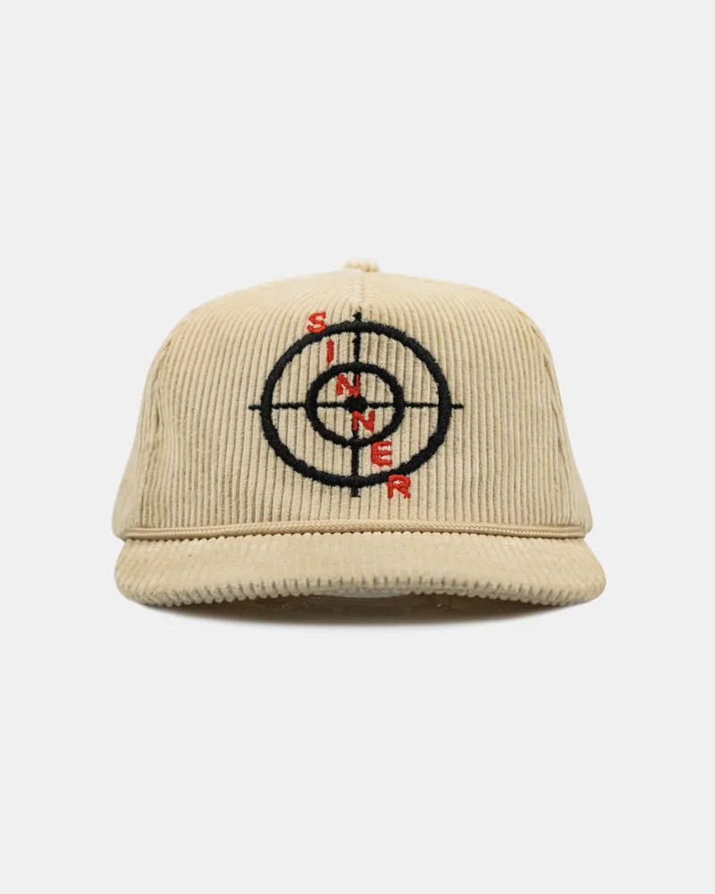 RED DOT CORDUROY HAT
