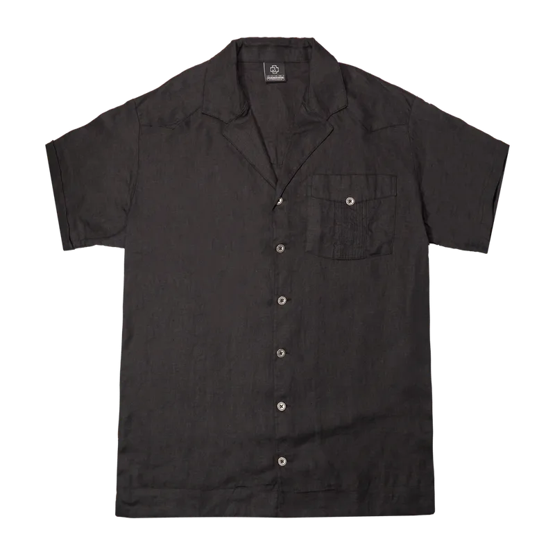 Linen Shirt "Schwarz"