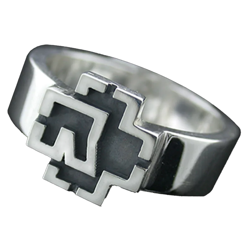 Silver ring "Logo"
