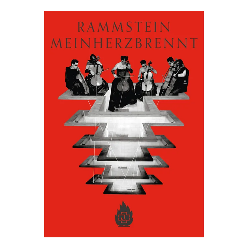 Poster "Mein Herz brennt – Band"