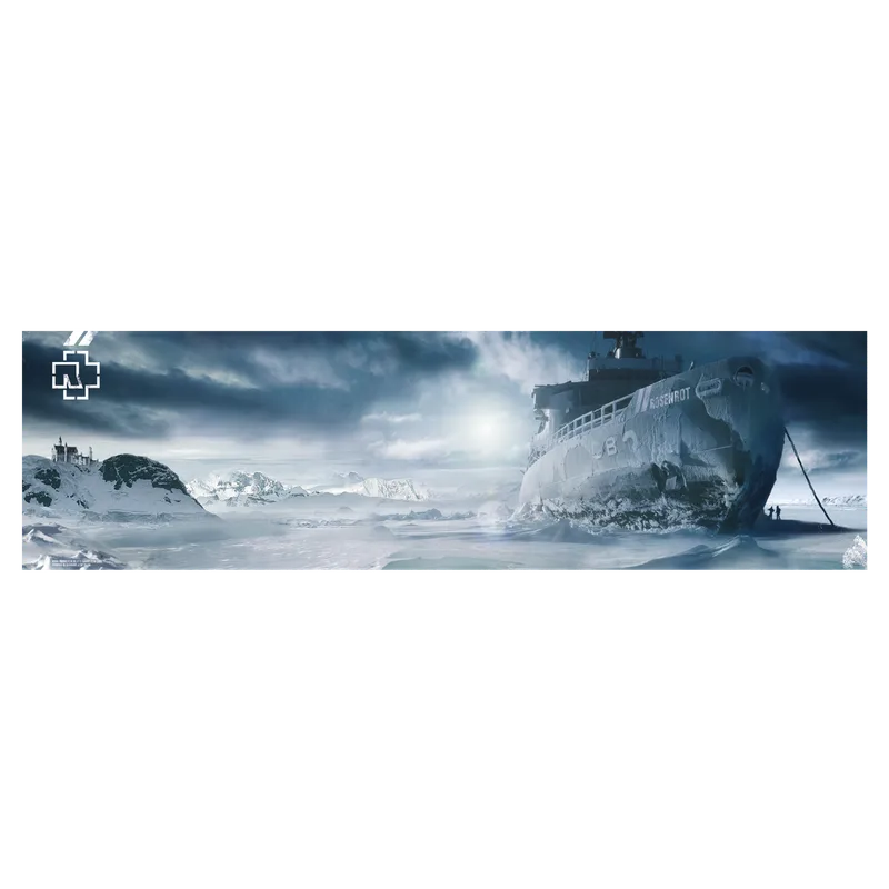 Poster “Rosenrot – Landschaft"