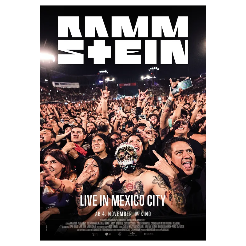Poster "Live in Mexico City – Fans"