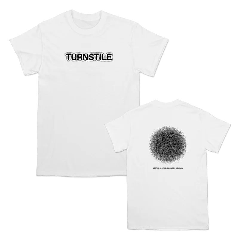 Turnstile Blackout White Tee