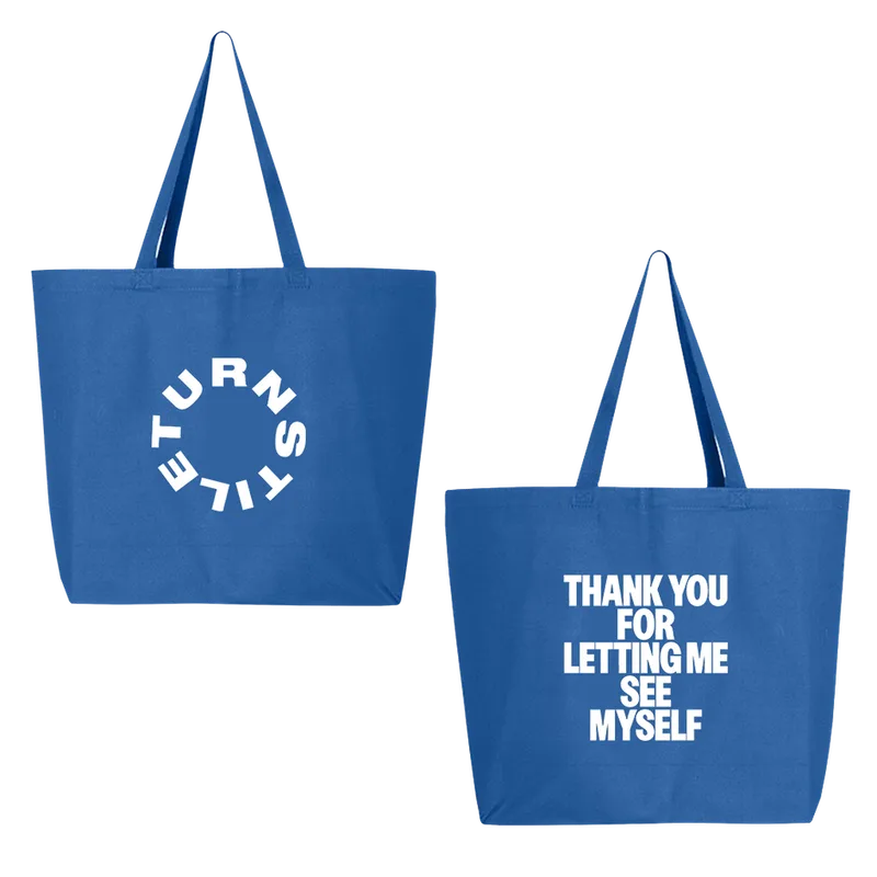 Turnstile Thank You Tote On Royal