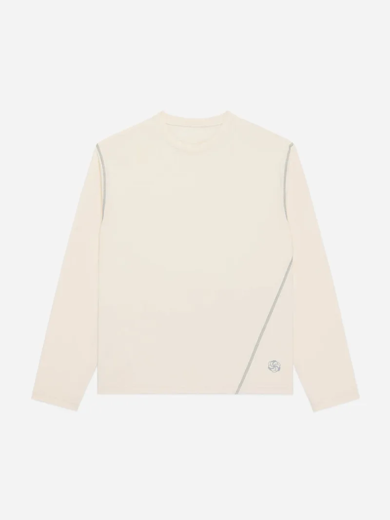 Ls Pace Tee White