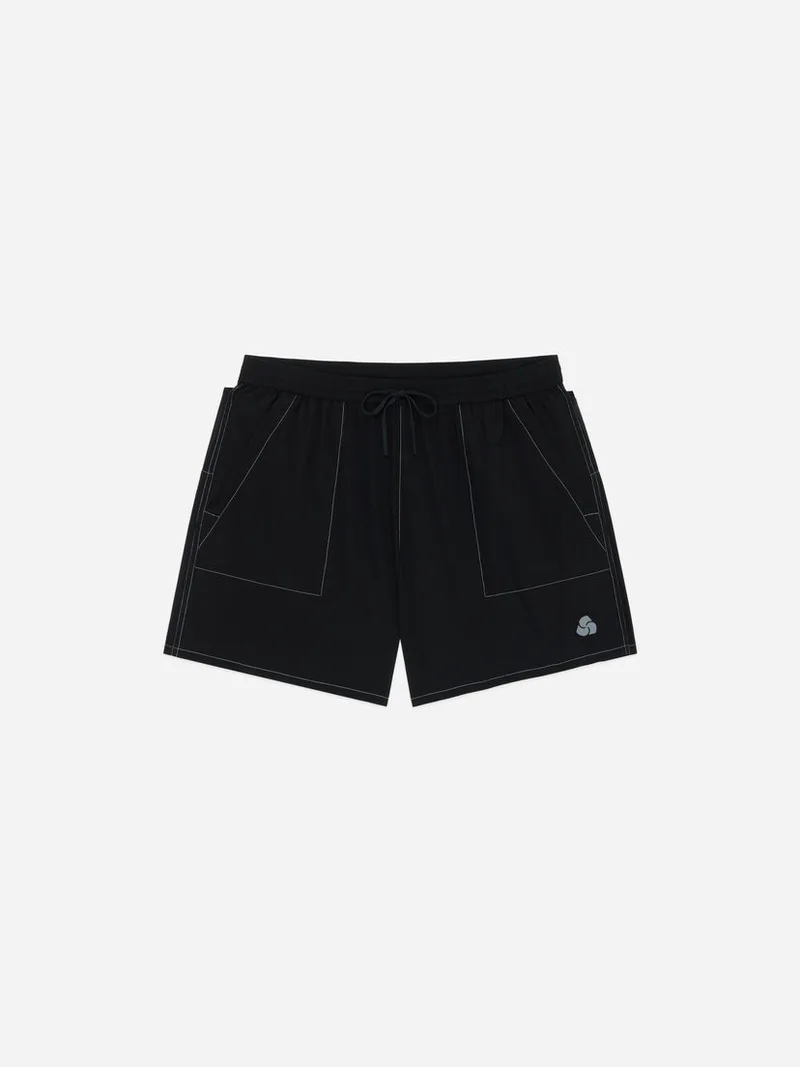 Training Short Black Reflective 1