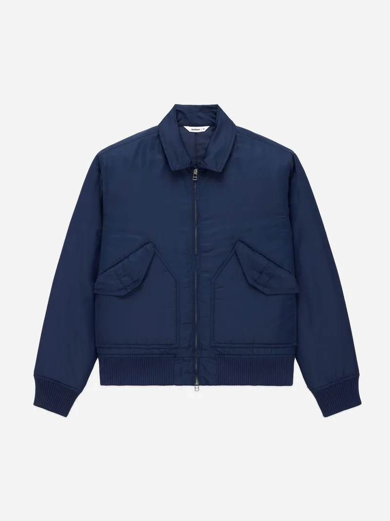 Cwu Flight Jacket Blue Aviator Satin
