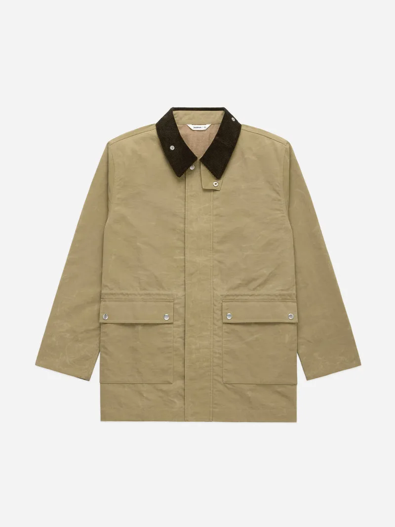 Country Jacket Tan Waxed Nylon
