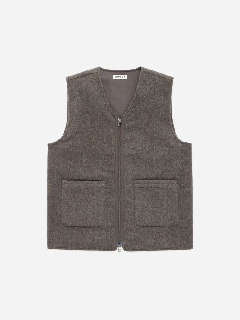 Zip Vest Tobacco