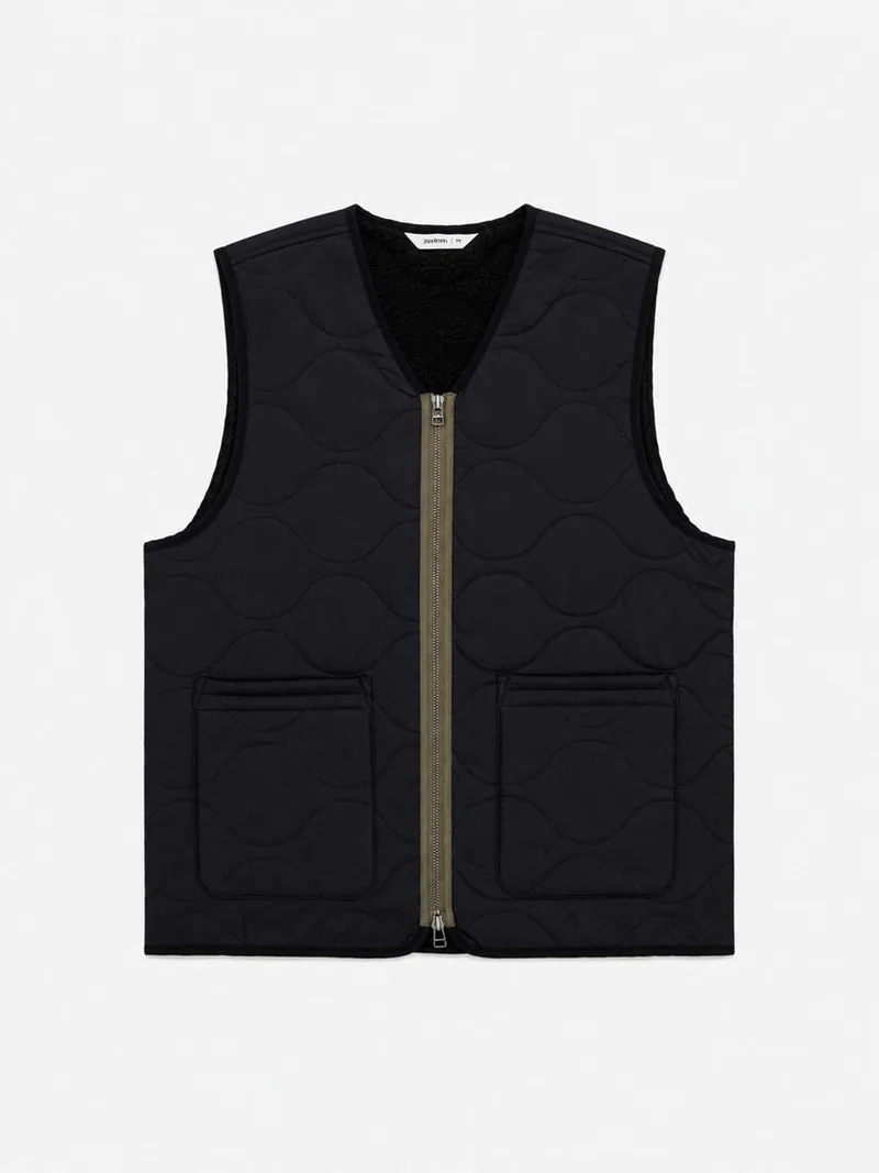 Zip Vest Black Mil Spec