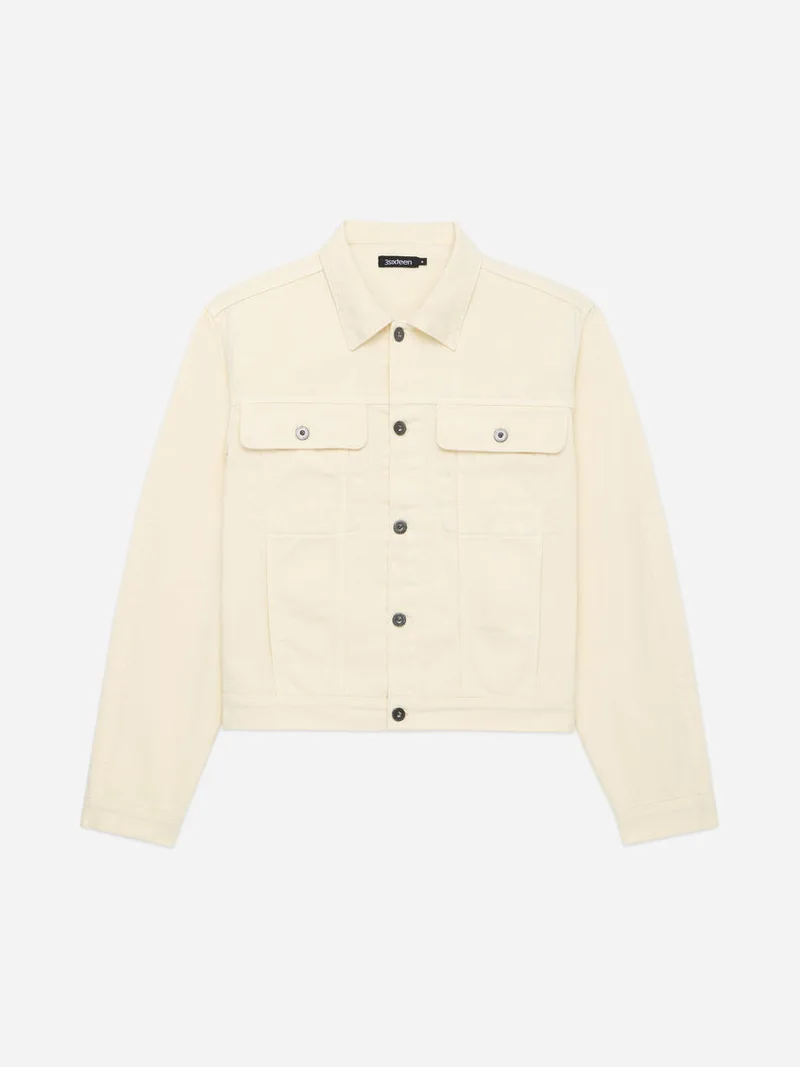 Trucker Jacket Buttermilk Twill