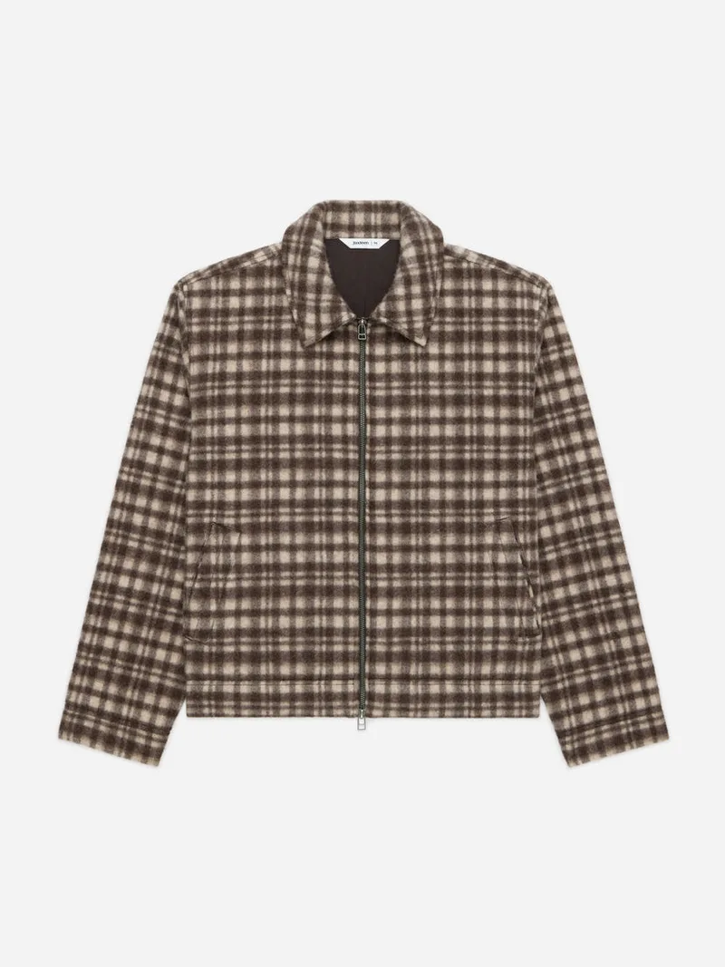 Club Jacket Brown Plaid