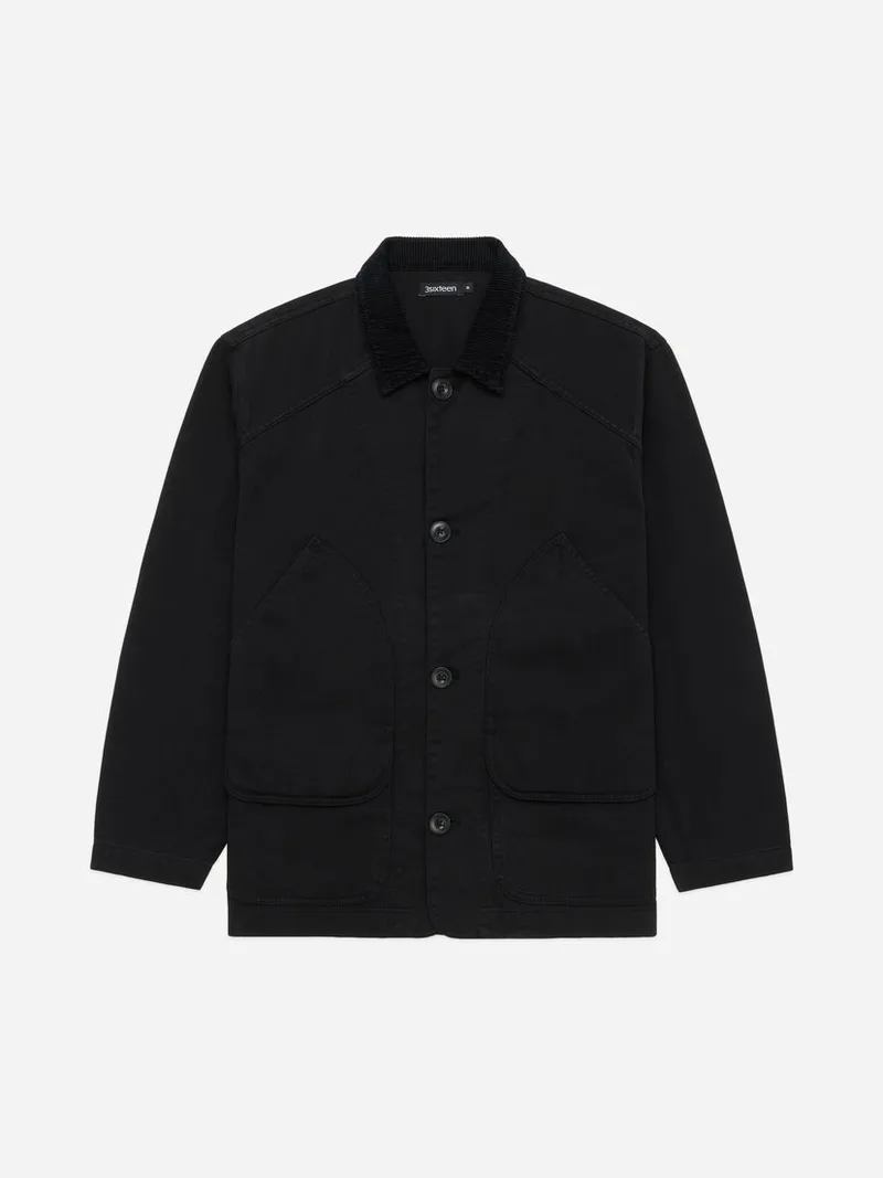 Hunting Jacket Black Twill