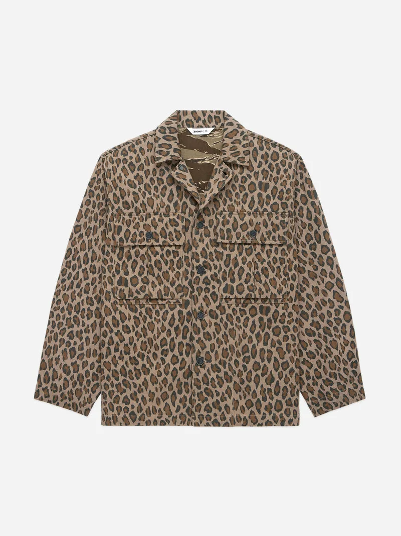 M 43 Overshirt Leopard Hbt