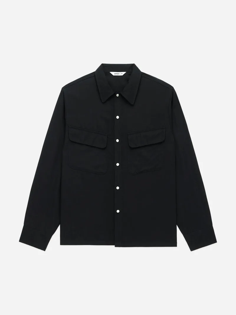 Western Overshirt Black