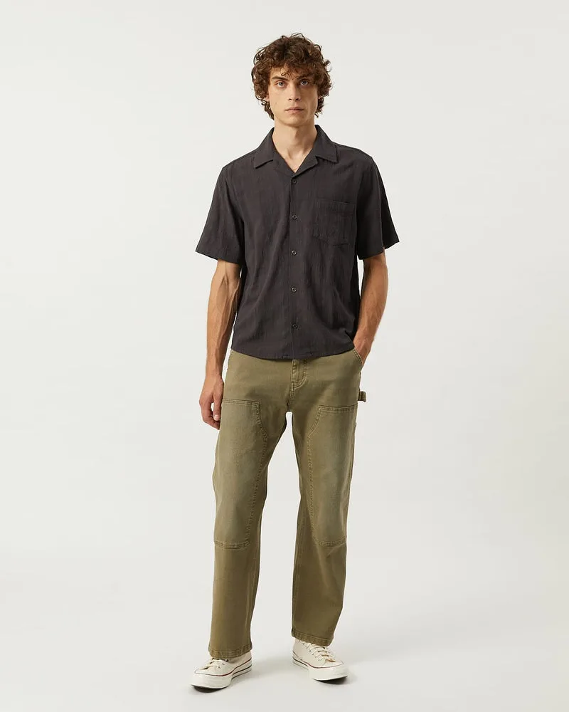 Washed Dobby SS - Black