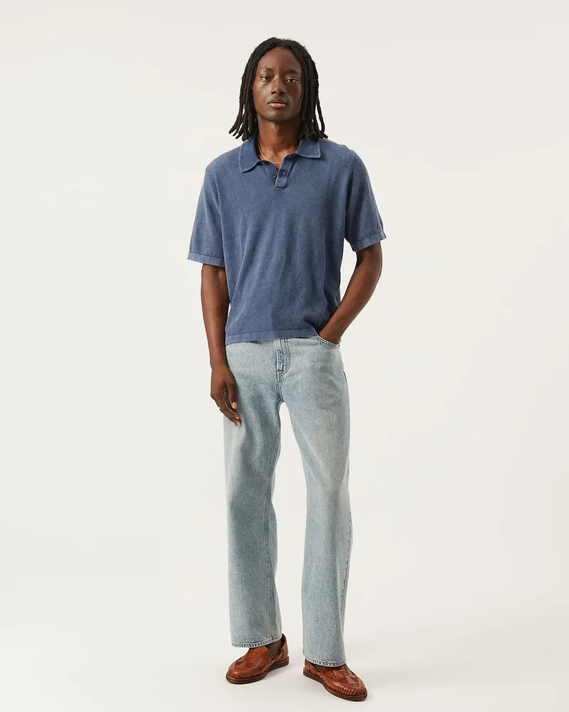 Knit Polo - Navy