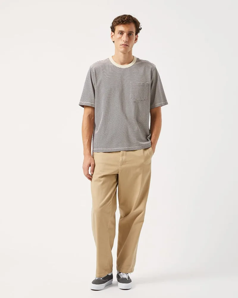 Stripe Tee - Plum