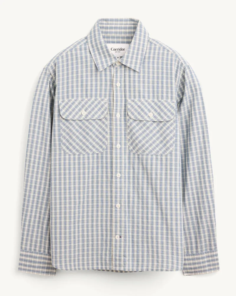 Americana Check LS - Blue