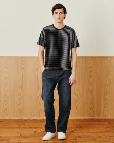 Mini Stripe T-Shirt - Black
