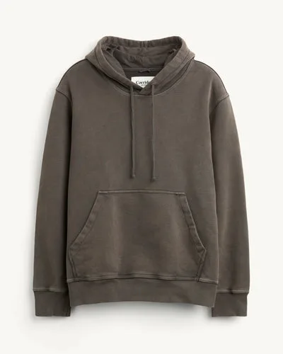 Heavyweight French Terry Hoodie - Brown
